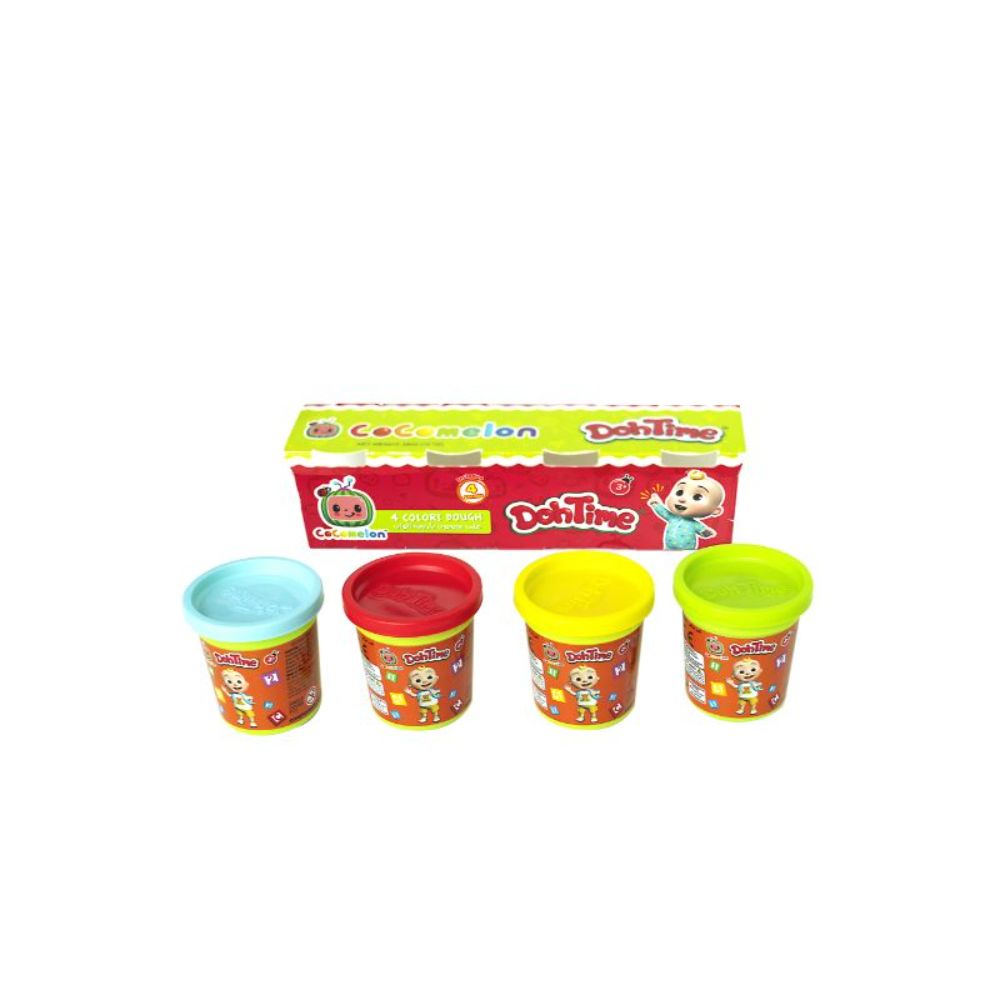 Dohtime Cocomelon 4 Colors Dough  Arts & Crafts