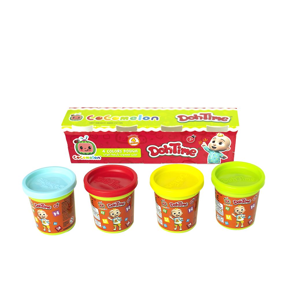 Dohtime Cocomelon 4 Colors Dough  Arts & Crafts