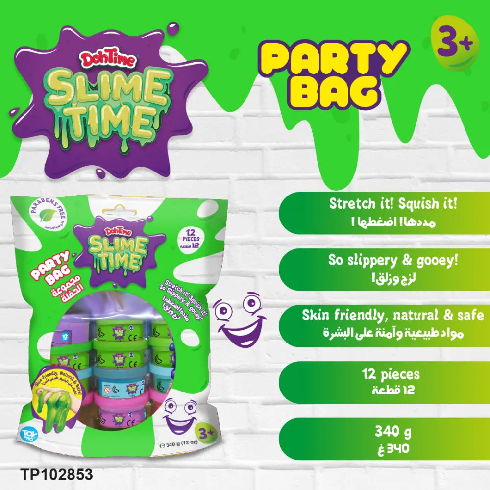 Dohtime Slime Party Bag 12 Cans