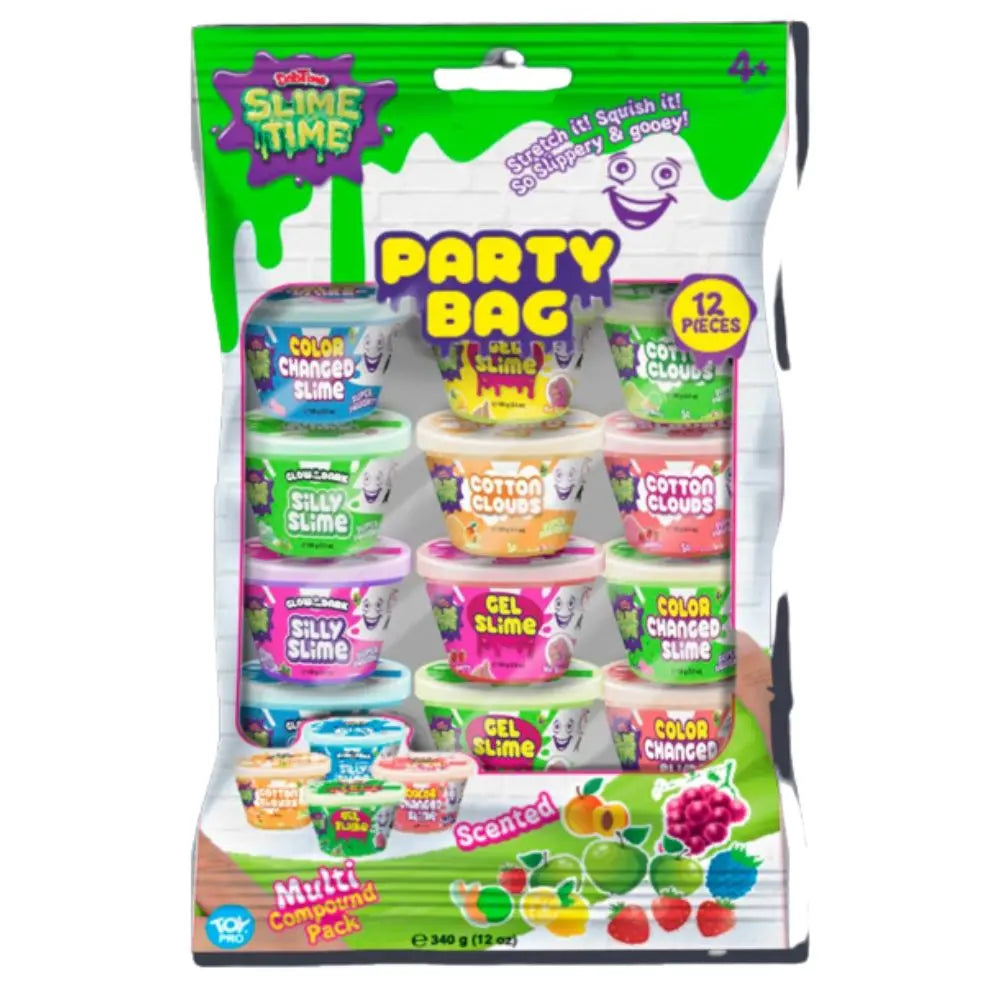 Slime Novelties Partybag 12 cans 340g