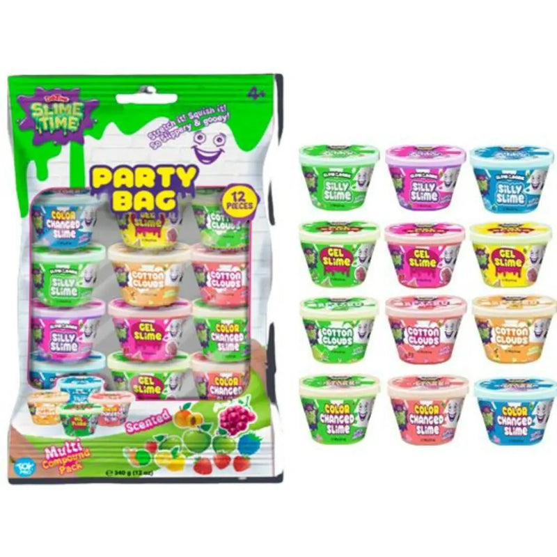 Slime Novelties Partybag 12 cans 340g