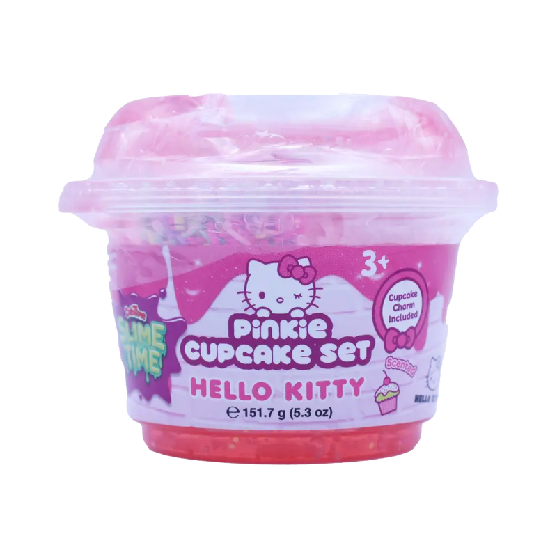 Slimetime Hello Kitty Pinkie Cupcake Slime Single Can Set