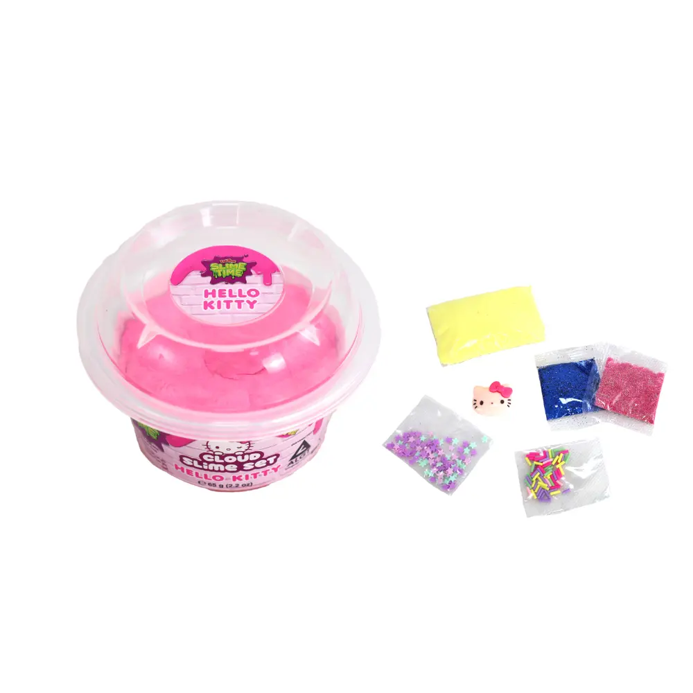 Slimetime Hello Kitty Pinkie Cupcake Slime Single Can Set