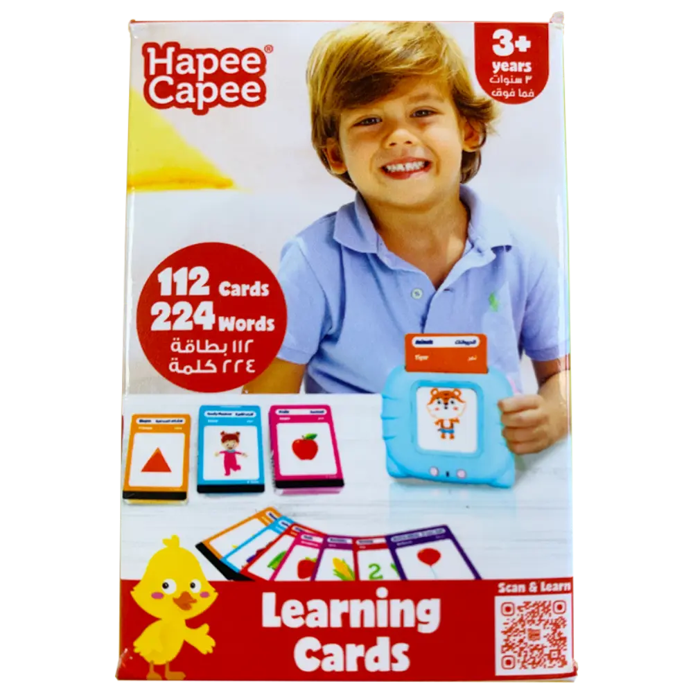 Hapee Capee Flash Learning Cards English/Arabic Battery Operated