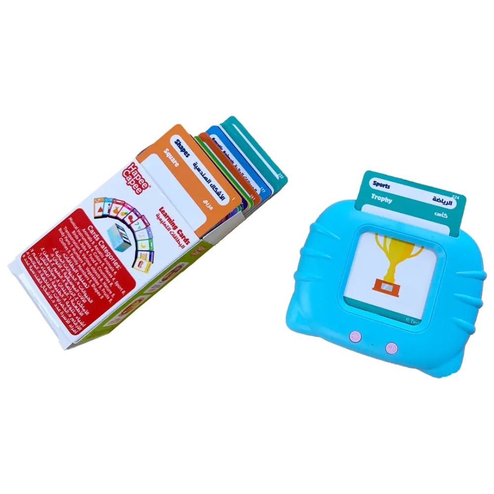 Hapee Capee Flash Learning Cards English/Arabic Battery Operated