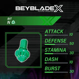Beyblade X Launcher Helm Knight 3-80N