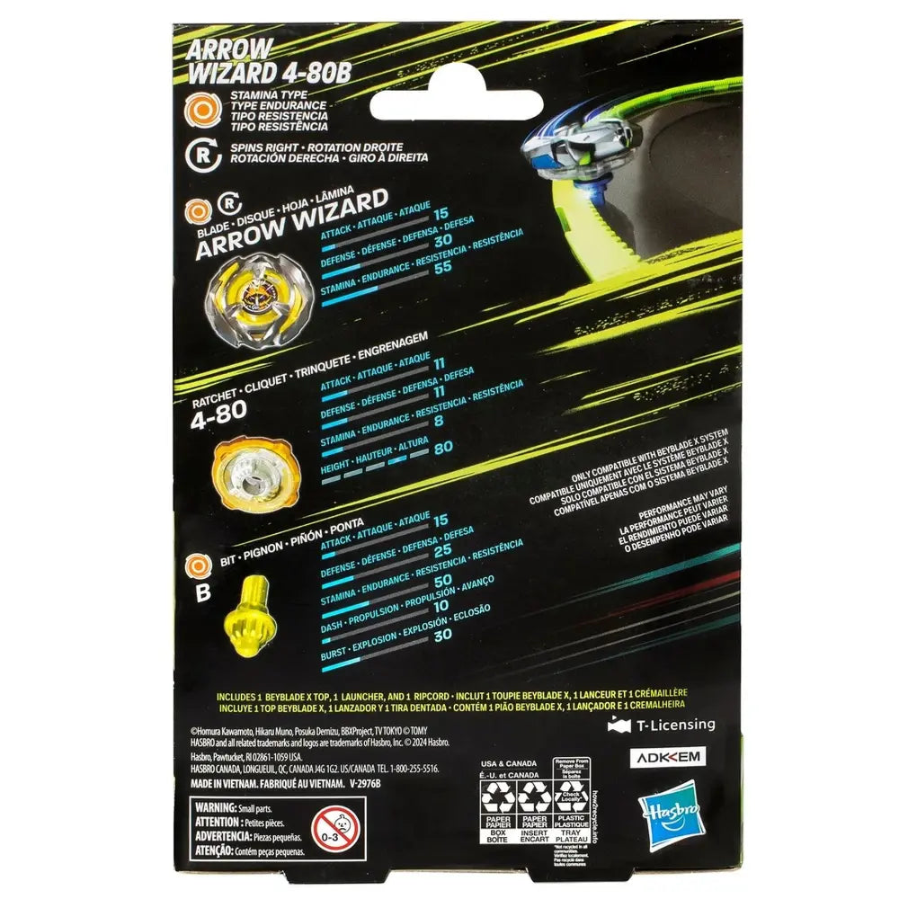 Beyblade X Launcher Arrow Mysterious 4-80B