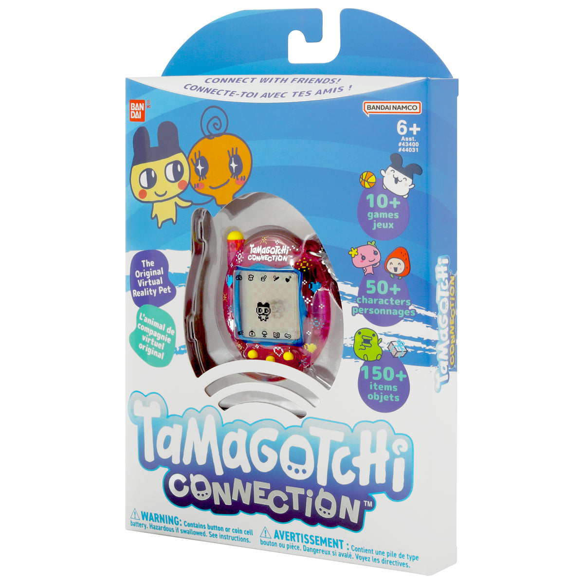 Tamagotchi Connection Pixel Virtual Pet - Battery Operated Electronic & Interactive Toy