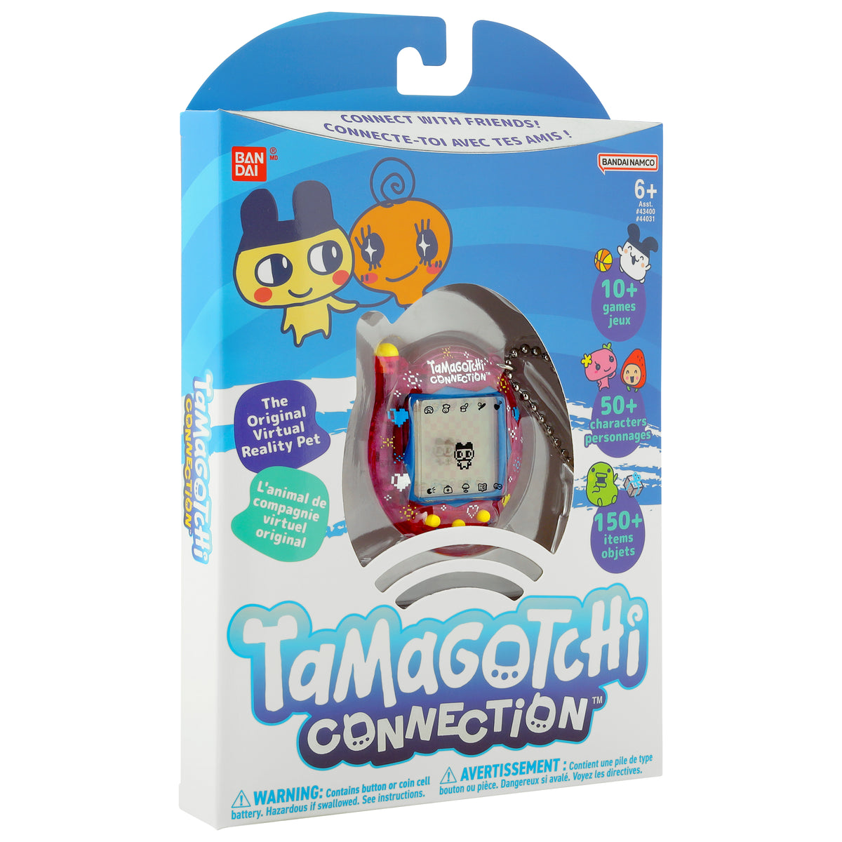 Tamagotchi Connection Pixel Virtual Pet - Battery Operated Electronic & Interactive Toy