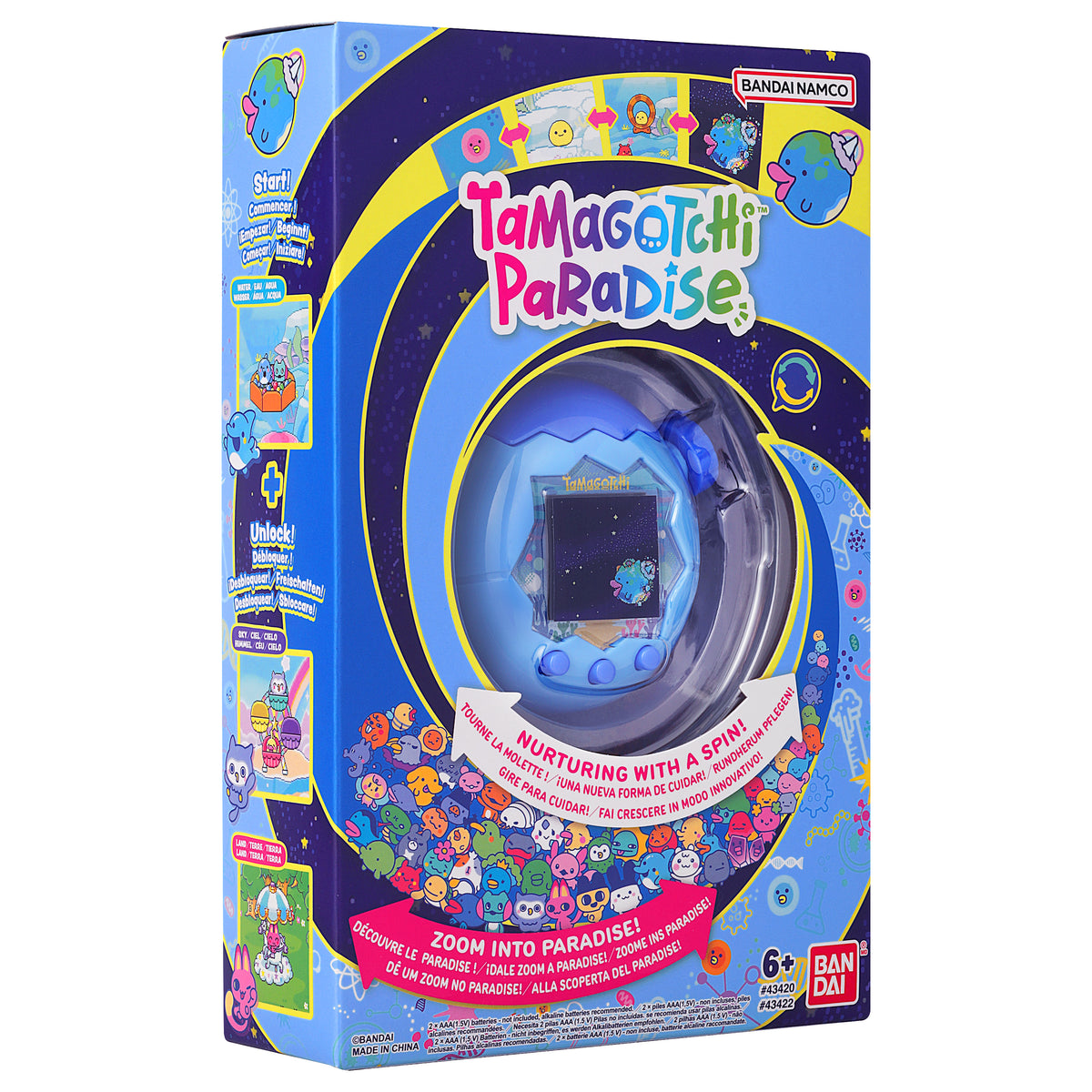Tamagotchi Original Water Paradise Toys for Kids Battery Operated