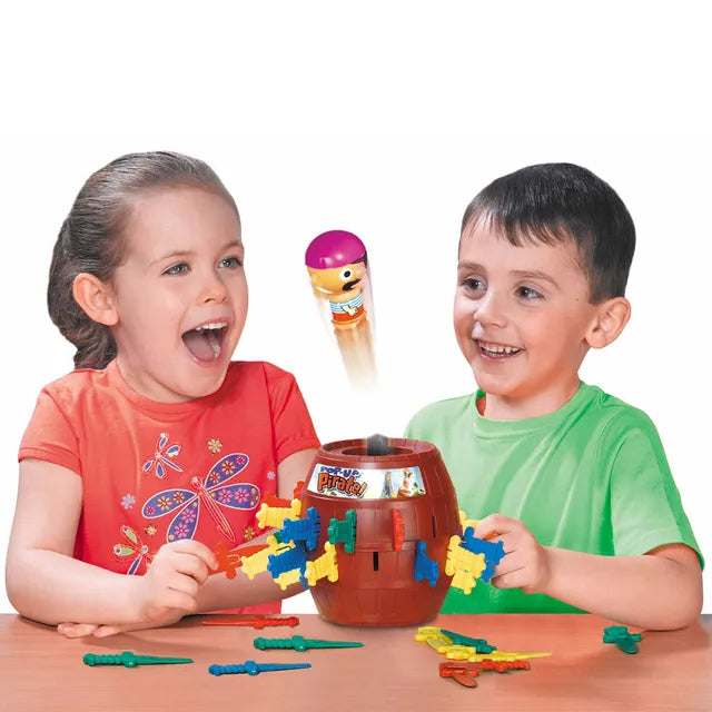 Tomy Games Pirate Pop Up Action Board Game with Surprise Pop-Up Mechanism
