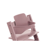 Stokke Tripp Trapp High Chair Heather Mauve with Baby Set and Tray Bundle