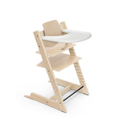 Stokke Tripp Trapp High Chair Natural with Baby Set and Tray Bundle
