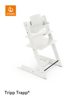 Stokke Tripp Trapp Chair White Adjustable Wooden High Chair