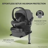 UPPAbaby Mesa I Size Infant Car Seat Jordan/Greyson Charcoal Mélange