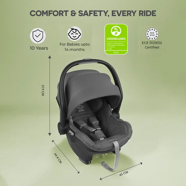UPPAbaby Mesa I Size Infant Car Seat Jordan/Greyson Charcoal Mélange
