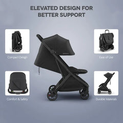 UPPAbaby Minu V3 Stroller Jake - Charcoal