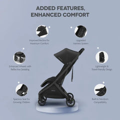 UPPAbaby Minu V3 Stroller Jake - Charcoal