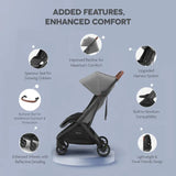 UPPAbaby Minu V3 Greyson + Bumper Bar Saddle Bundle