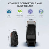 UPPAbaby Minu V3 Greyson + Bumper Bar Saddle Bundle