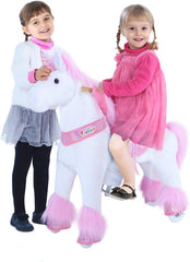 PonyCycle Kids Riding Horse Pink Unicorm Medium