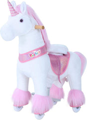 PonyCycle Kids Riding Horse Pink Unicorm Medium