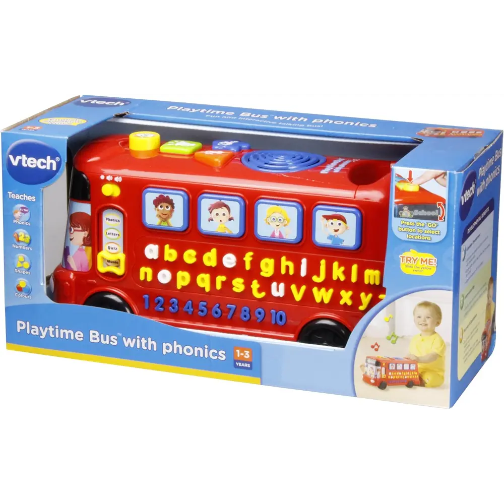 VTech Playtime Bus With Phonics Educational Toys