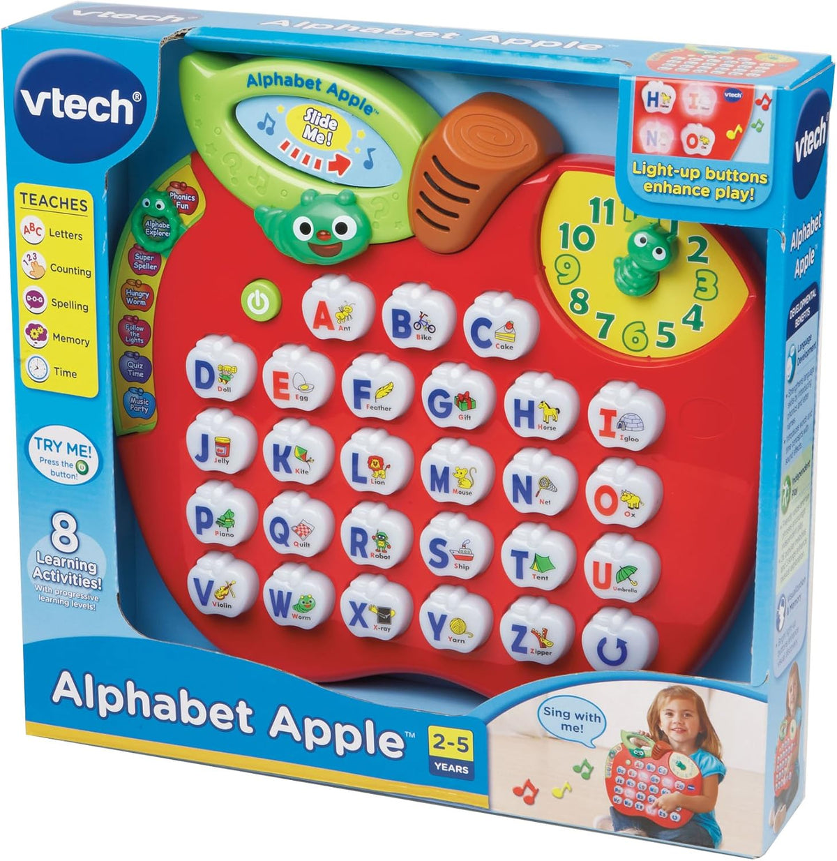 VTech Alphabet Apple Battery Operated