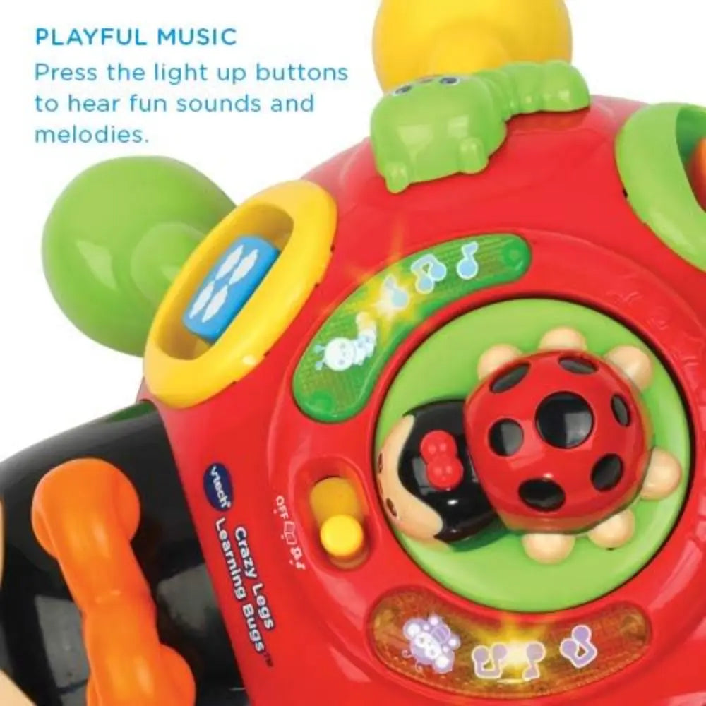 VTech Crazy Legs Learning Bug Pull Along Toy