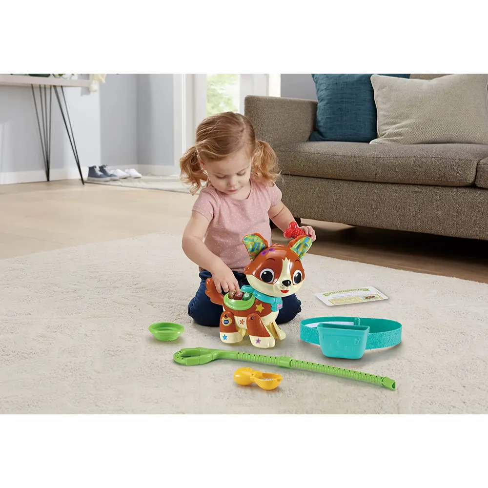 VTech Let's Go Action Pup |Interactive Pretend Play Puppy with Colours & Numbers