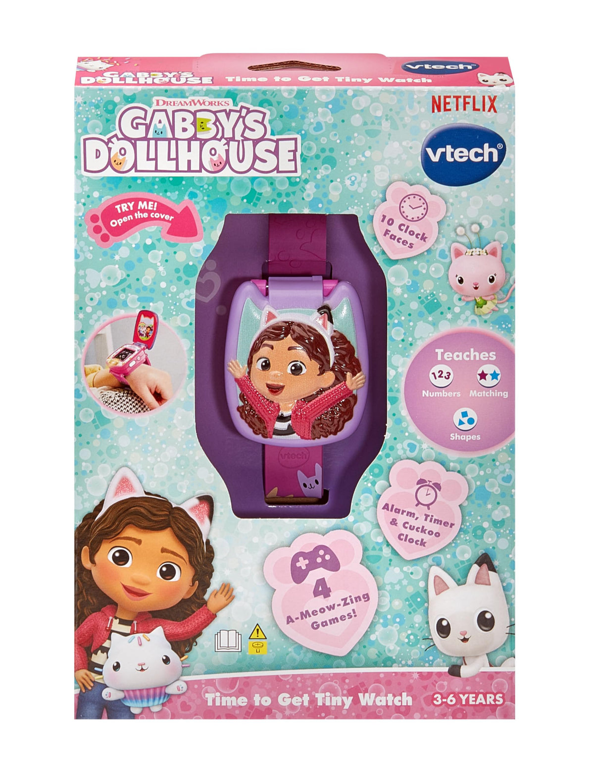 VTech Gabby's Dollhouse Time To Get Tiny Watch Battery Operated