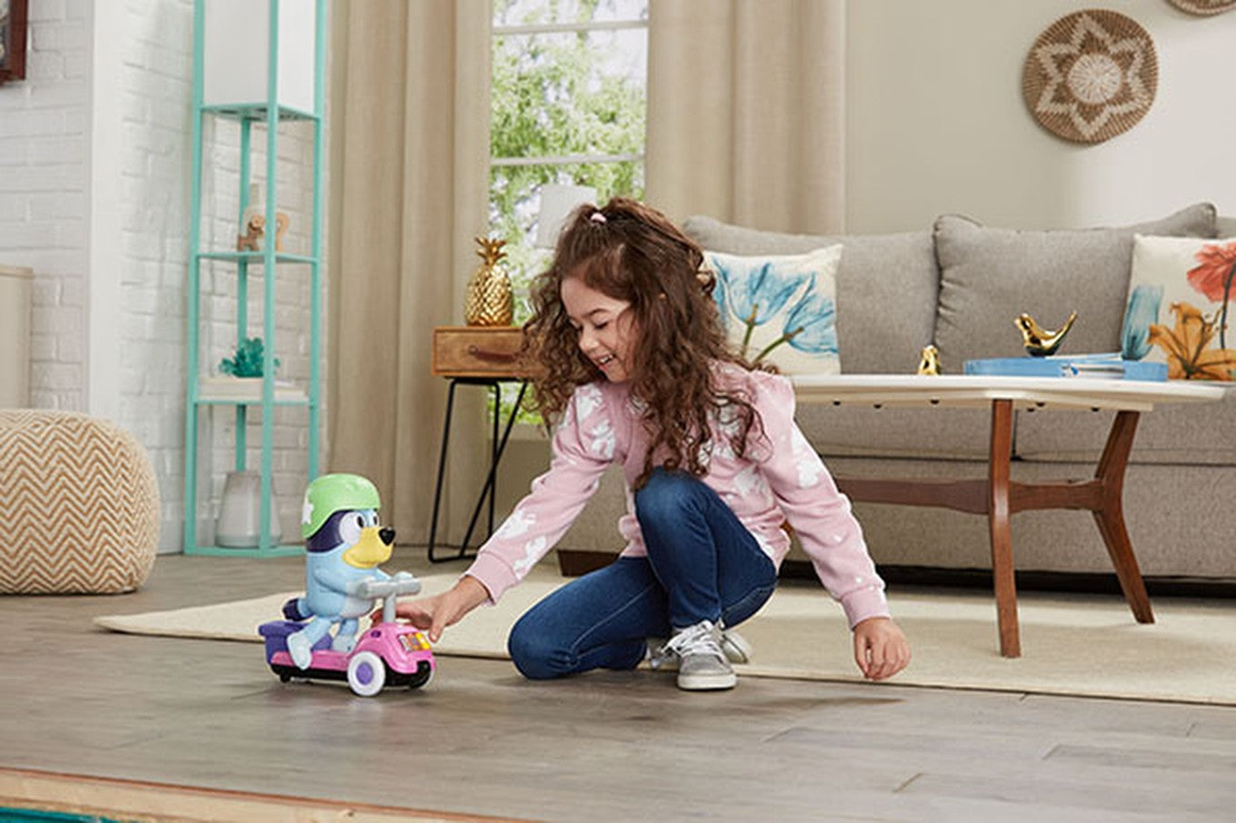 Vtech Scooter Time Bluey Scooter Toys for Kids