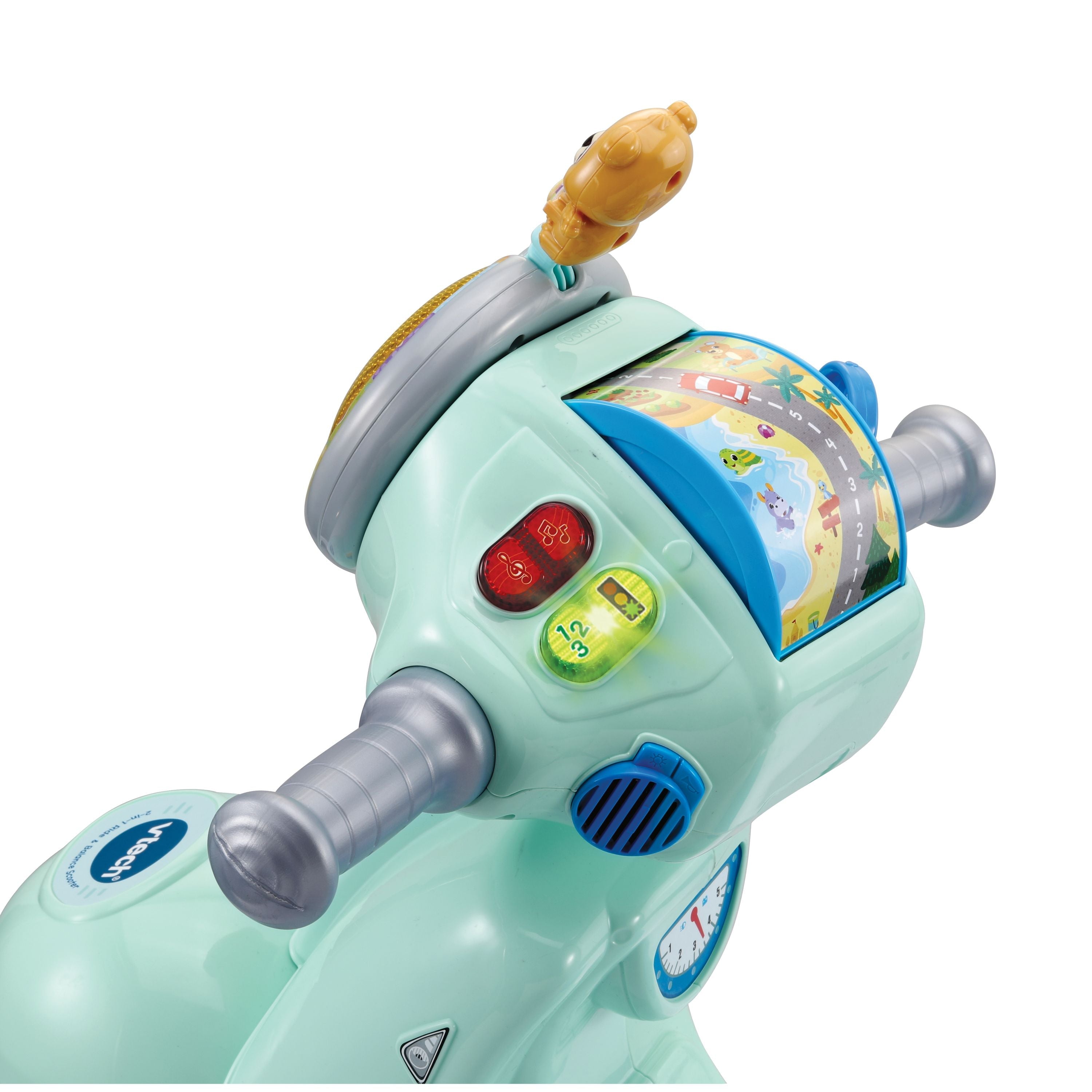 VTech 2-In-1 Ride & Balance Scooter Teal Battery Operated – ELC Toys UAE