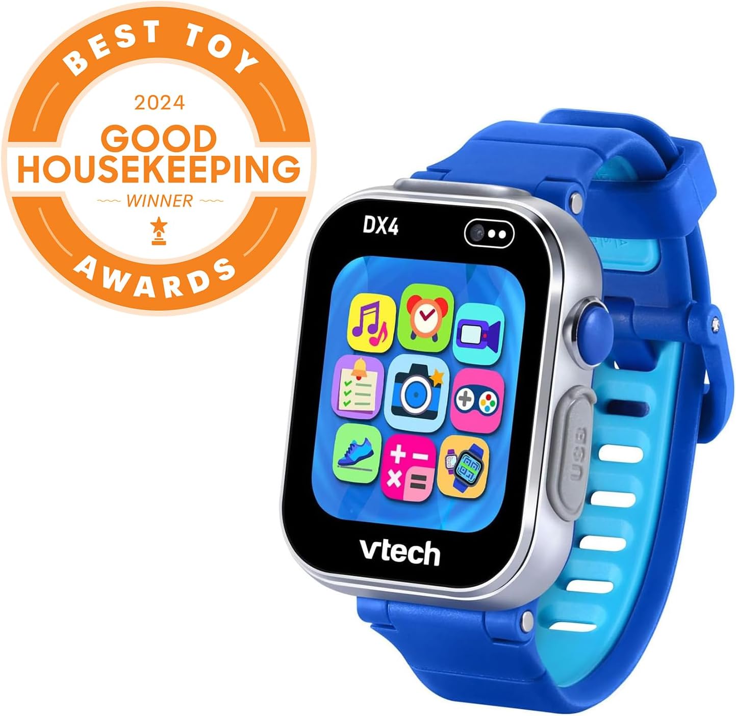 Vtech Kidizoom Smart Watch Dx4 Blue Battery Operated