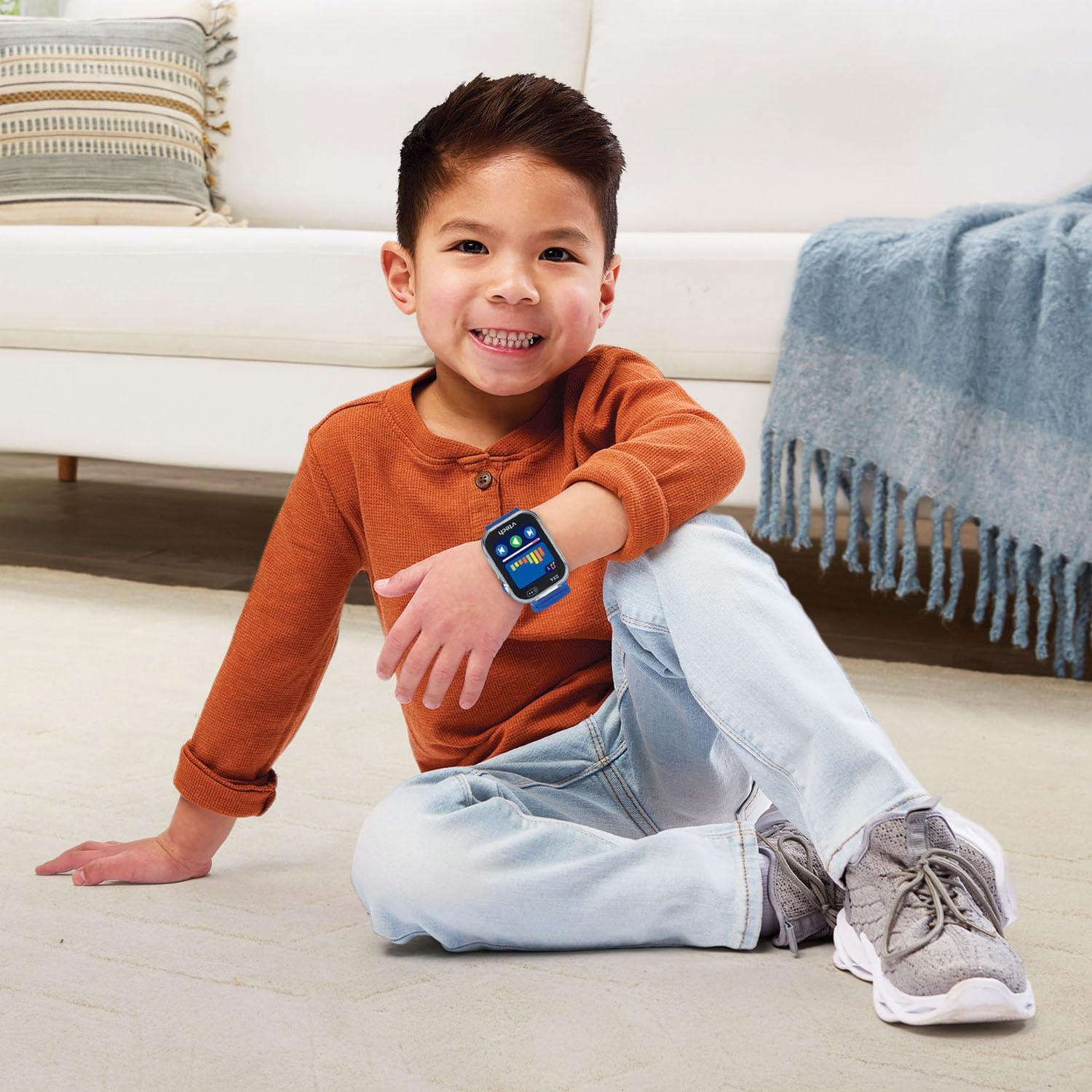 Vtech Kidizoom Smart Watch Dx4 Blue Battery Operated