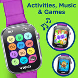 VTech Kidizoom Smart Watch DX4 Purple Camera Watch for Kids 4+