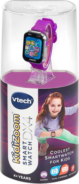 VTech Kidizoom Smart Watch DX4 Purple Camera Watch for Kids 4+
