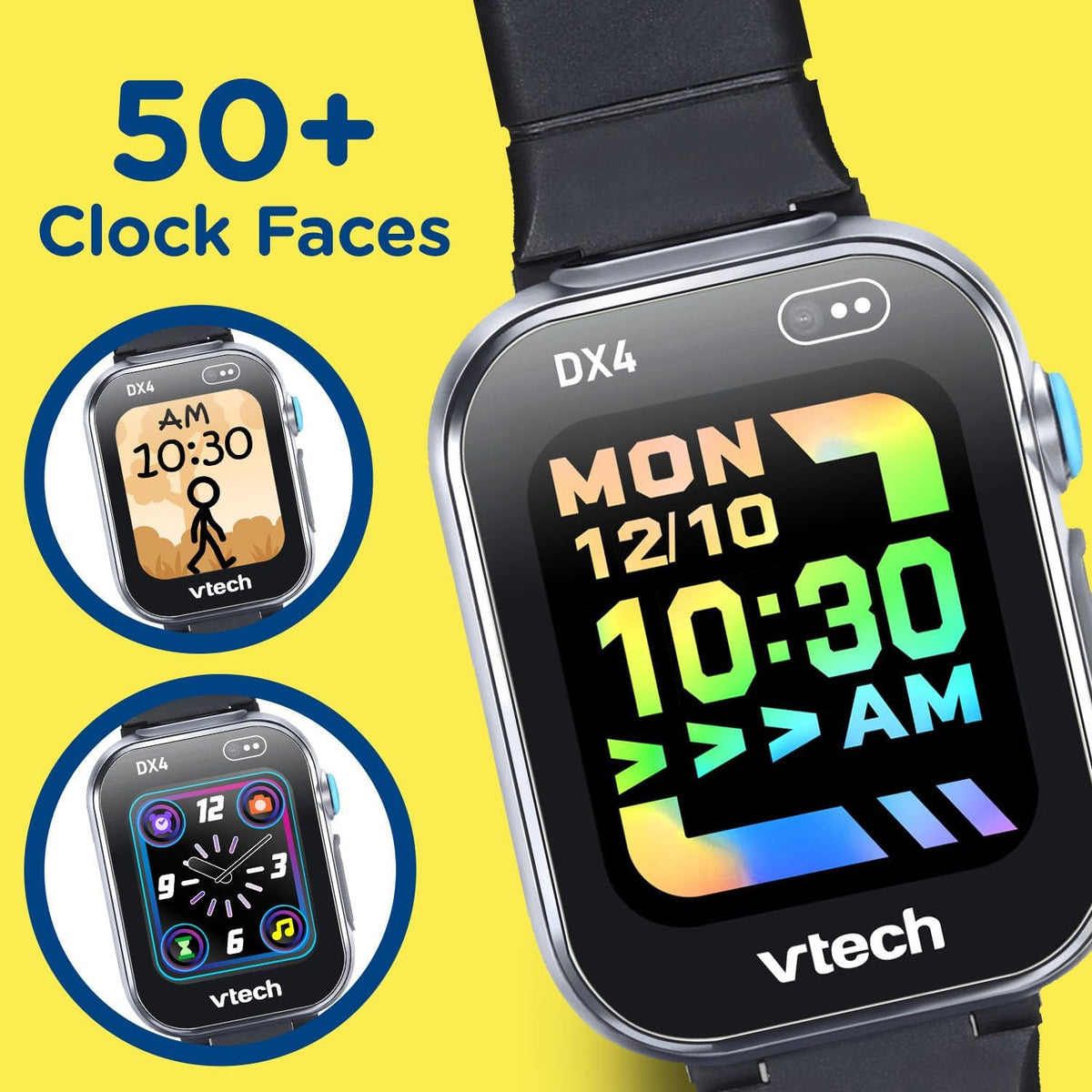 VTech Kidizoom Smart Watch Dx4 Black Battery Operated