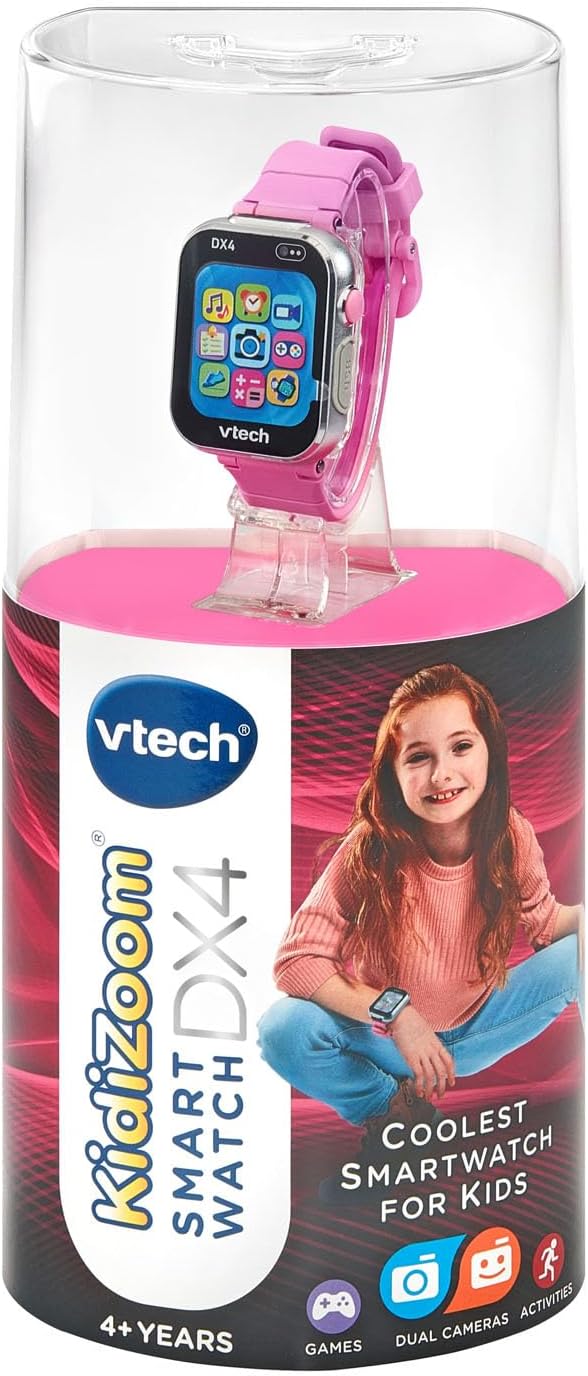 Vtech Kidizoom Smart Watch Dx4 Pink Battery Operated