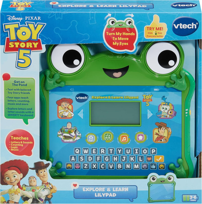 VTech Explore & Learn Lilypad Toy Story Interactive Learning Tablet for Kids Battery Operated