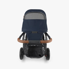 UPPAbaby Vista V2 Stroller Noa Navy Carbon Frame Saddle Leather