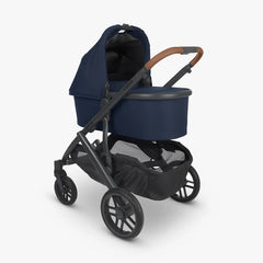 UPPAbaby Vista V2 Stroller Noa Navy Carbon Frame Saddle Leather