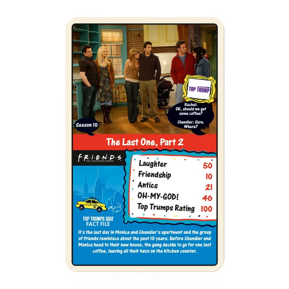 Top Trumps Friends The TV Series Limited Edition