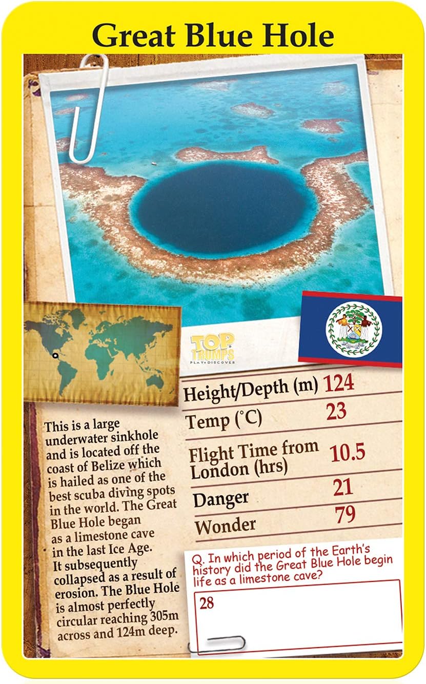 Top Trumps Wonders of the World Educational Card Game for Geography Lovers