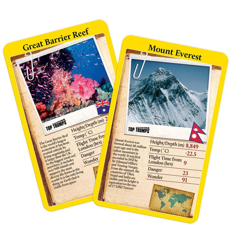 Top Trumps Wonders of the World Educational Card Game for Geography Lovers