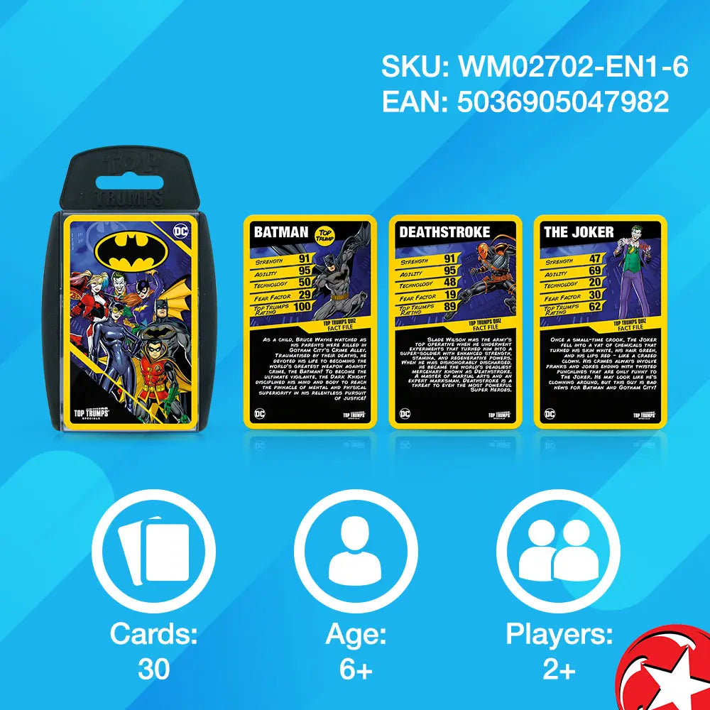 Toptrumps Batman Card