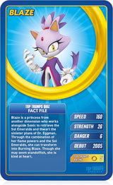 Top Trumps Card Game - Sonic the Hedgehog Edition with Speed, Strength & Fun Facts