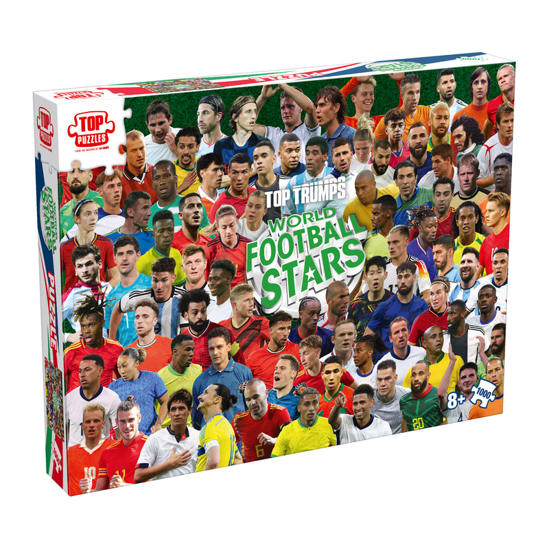 Top Trumps World Football Stars 1000 - Piece Puzzle Game