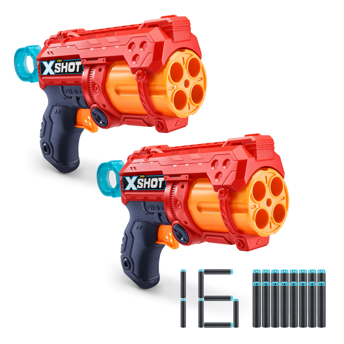 X-Shot Excel Fury 4 Blasted Combo 2-pack
