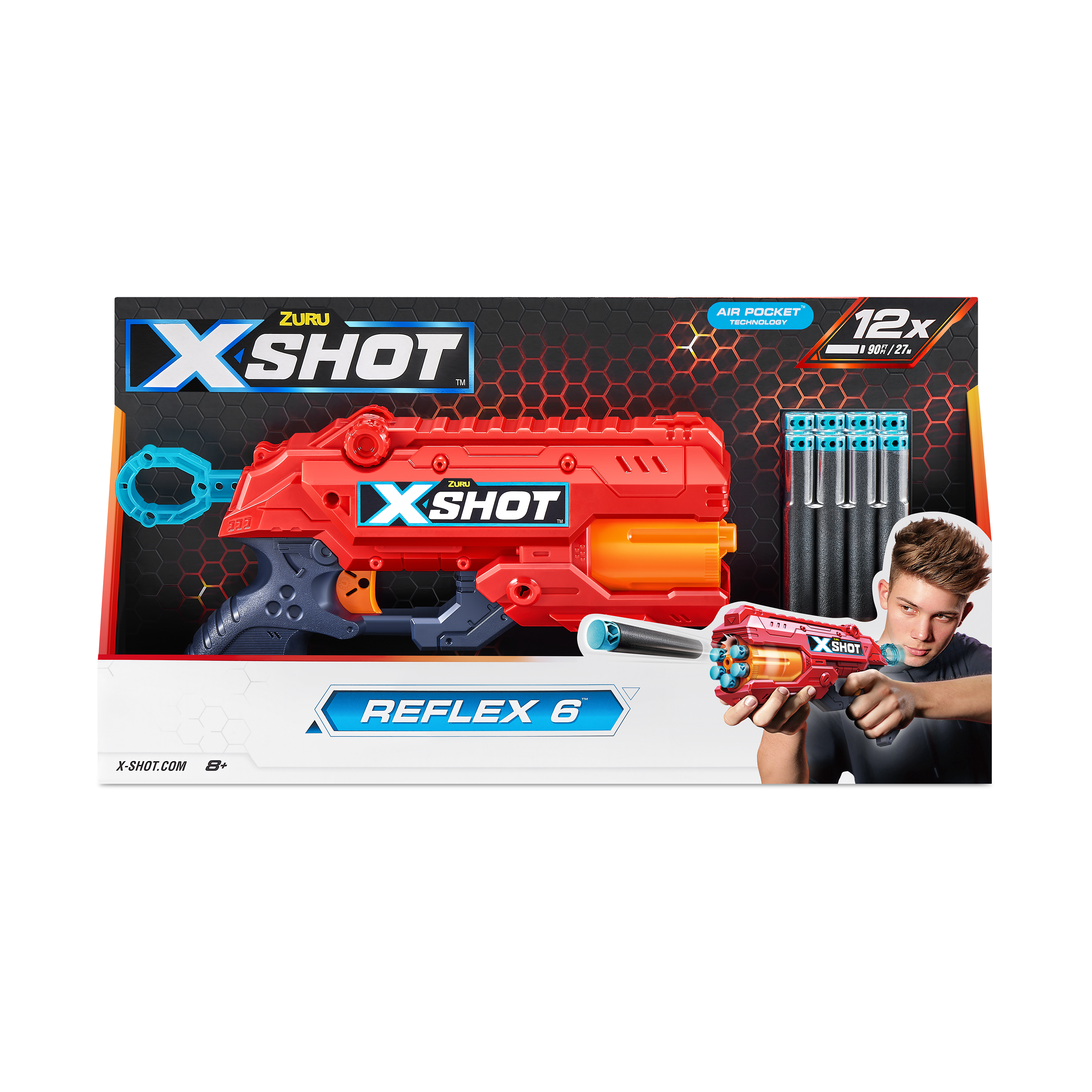 X-Shot Excel Reflex-6 12 Darts